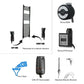 Small 500mm Wide – 900mm Sydney Anthracite Electric Grey Designer Heated Towel Rail Radiator
