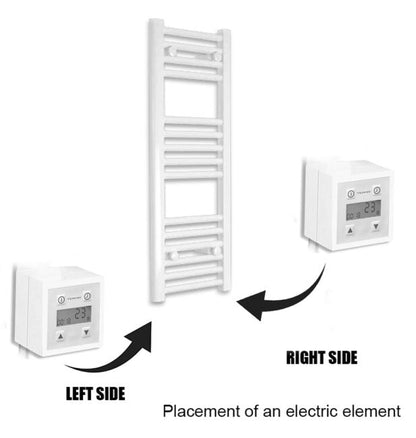  White Ktx3 Programmable Timer Controller for Towel Rail Heating Electric Element 