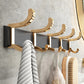 Adjustable Wall Mounted Coat & Bathrobe Hooks for Bathroom 