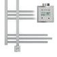 Small 500mm Wide – 900mm Sydney Chrome Electric Designer Heated Towel Rail Radiator