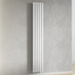 Designer 300mm x 1600mm White Vertical Single Column Radiator 1695 Btu 