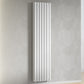 Designer 420mm x 1600mm White Vertical Double Column Radiator 4607 Btu 