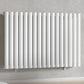 Designer 1020mm x 600mm White Horizontal Single Column Radiator 2370 Btu 