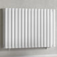 Designer 960mm x 600mm White Horizontal Double Column Radiator 4147 Btu 