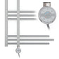 Small 500mm Wide – 900mm Sydney Chrome Electric Designer Heated Towel Rail Radiator