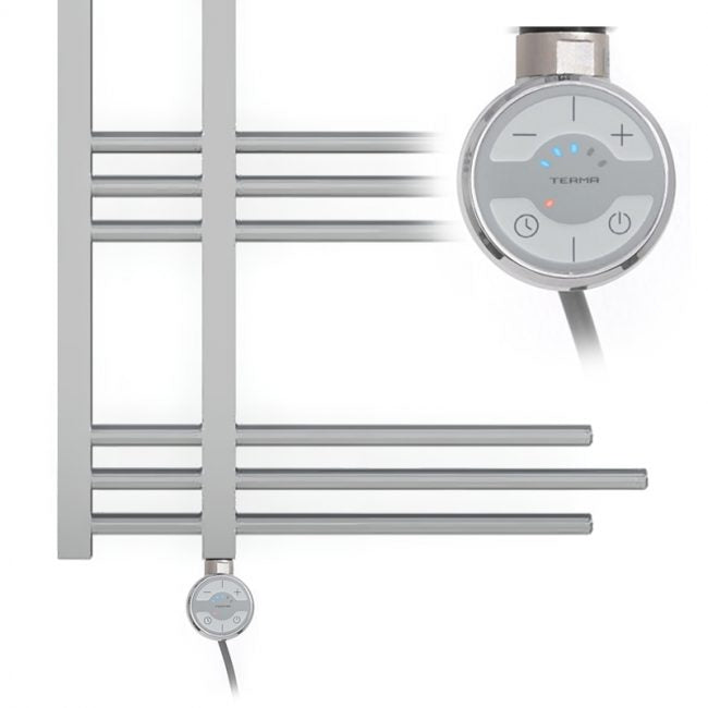 Small 500mm Wide – 900mm Sydney Chrome Electric Designer Heated Towel Rail Radiator