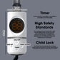White AF Type Thermostatic Dual Fuel Heating Immersion Element for Towel Rail 
