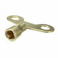6mm Water Tap Key - Metal Clock Type for Faucet 