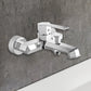 Wall Mounted Modern Bath Tap - Brass Chrome Mixer for Bathroom 