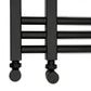 Small 500mm x 900mm Sydney Matt Black Designer Heated Towel Rail Radiator