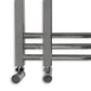 Small 500mm x 900mm Sydney Chrome Designer Heated Towel Rail Radiator