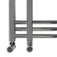 500 x 900mm Small Sydney Chrome Designer Heated Towel Rail 