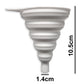 Collapsible Silicone Funnel - Universal 
