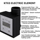 900mm x 700mm Matt Black Electric Heated Towel Rail Radiator 