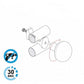 Black Extra Hanger for Heated Towel Rail Radiator - Bath Robe Hook Clip (Pair) 
