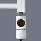 400mm x 1200mm White Electric Heated Towel Rail Radiator 
