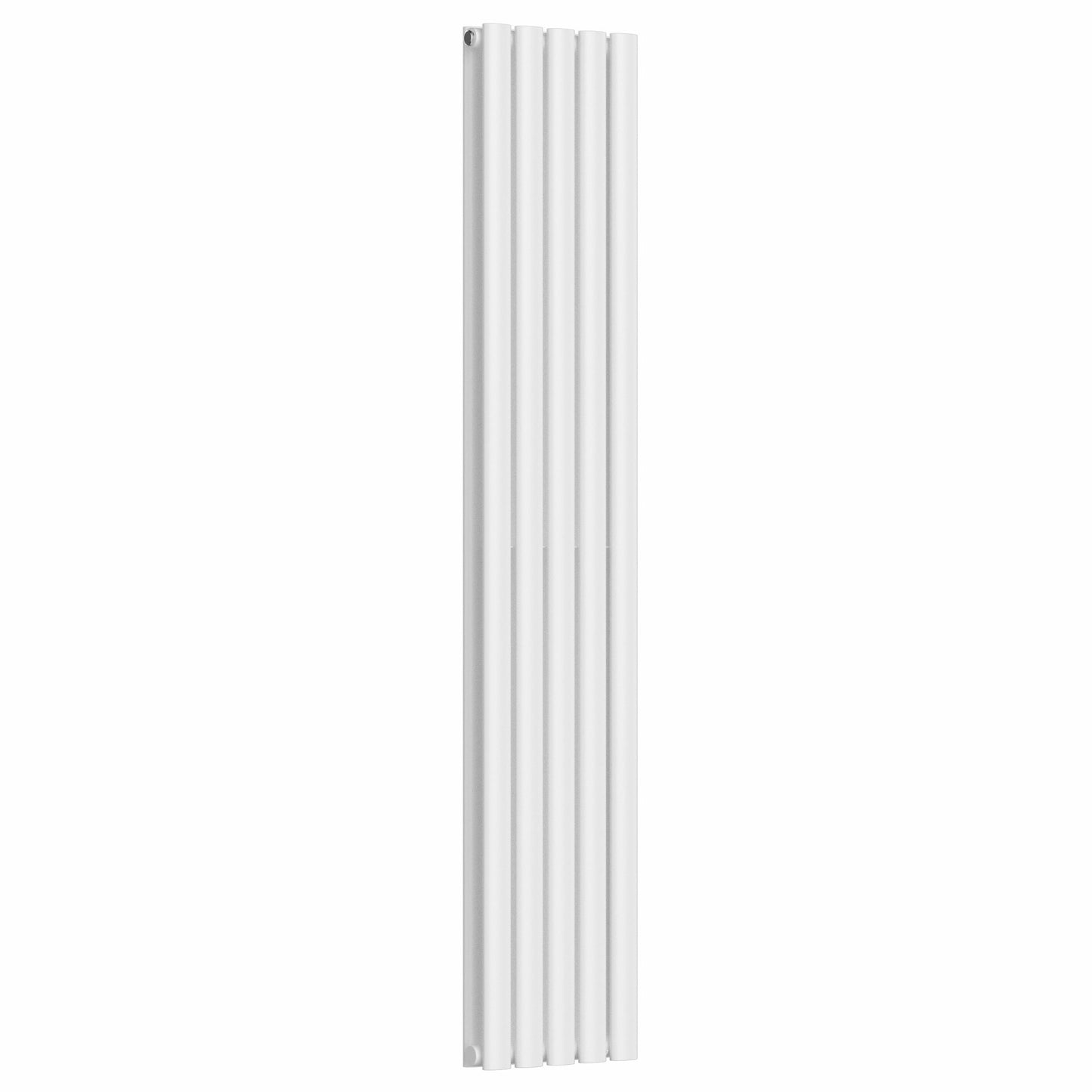 Designer 300mm x 1600mm White Vertical Double Column Radiator, 3291 BTU