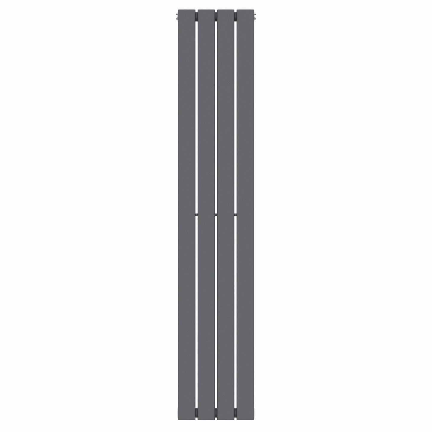 Designer 300mm x 1600mm Anthracite Gray Vertical Single Flat Panel Radiator, 1705 BTU