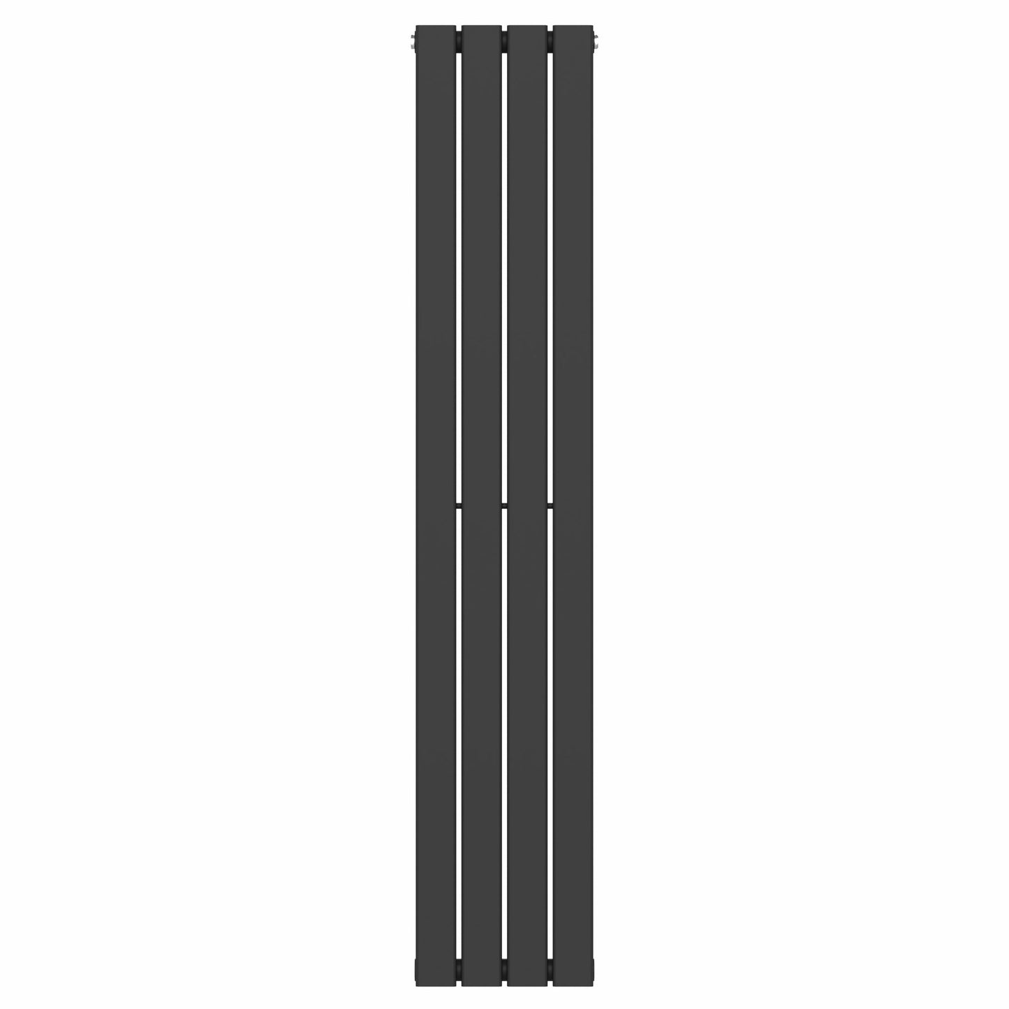 Designer 300mm x 1600mm Black Vertical Single Flat Panel Radiator, 1705 BTU