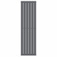 Designer 452mm x 1600mm Anthracite Gray Vertical Single Flat Panel Radiator, 2558 BTU