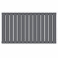 Designer 1060mm x 600mm Anthracite Gray Horizontal Single Flat Panel Radiator, 2503 BTU