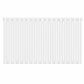 Designer 1020mm x 600mm White Horizontal Single Column Radiator, 2370 BTU