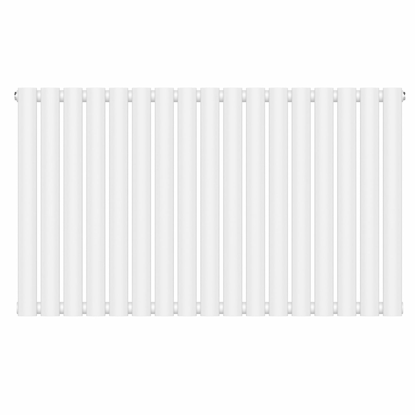 Designer 1020mm x 600mm White Horizontal Single Column Radiator, 2370 BTU