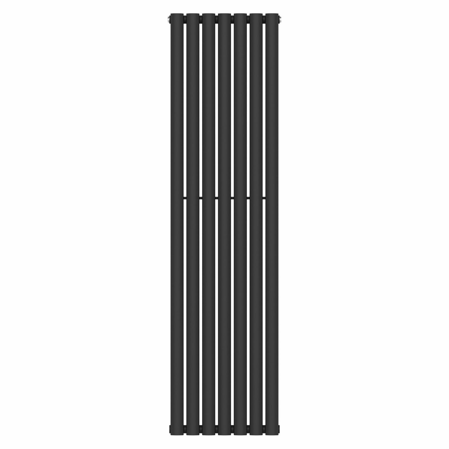 Designer 420mm x 1600mm Black Vertical Single Column Radiator, 2373 BTU