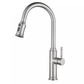 Stainless Steel Kitchen Faucet 360 Flexible Pull Out Hose Dual Spray Chrome Tap Mixer Model KPY-38216