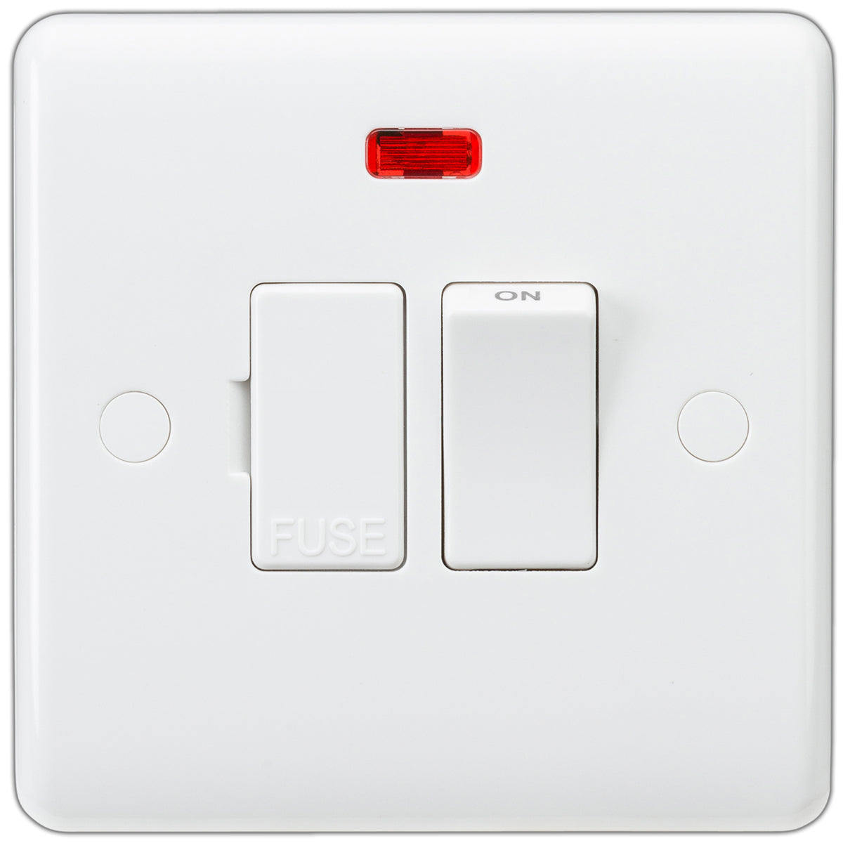 Fused Spur Connection Unit - 13A - White Standard