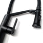 Stainless Steel Kitchen Faucet 360 Flexible Bendable Swivel Dual Spray Black Tap Mixer Model KPY-3155