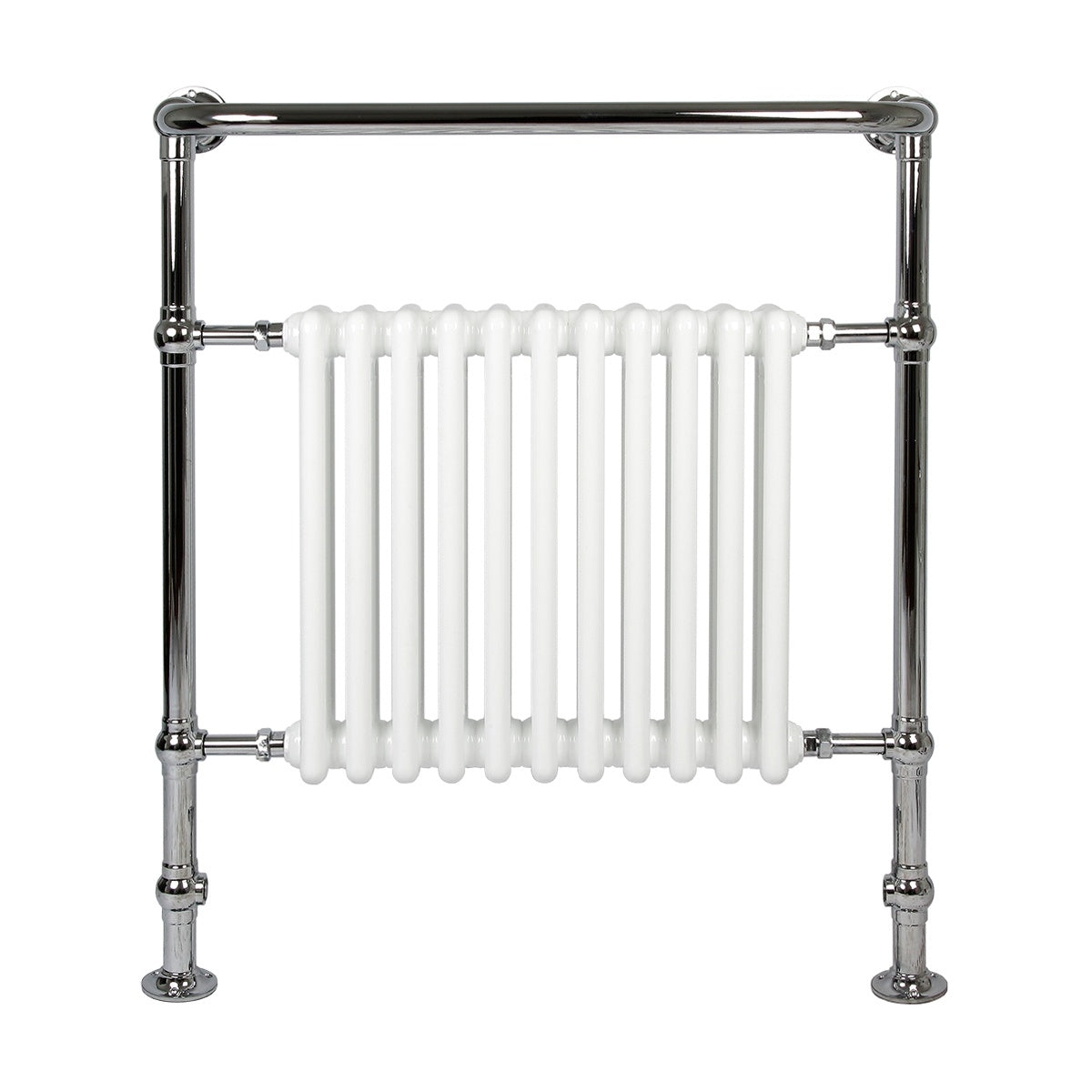 Traditional Victorian Heated Towel Rail Radiator 750mm Wide x 950mm Height