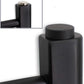 Black Cover Cap for Black Radiators For blanking plug and Air vent Covers Pairs