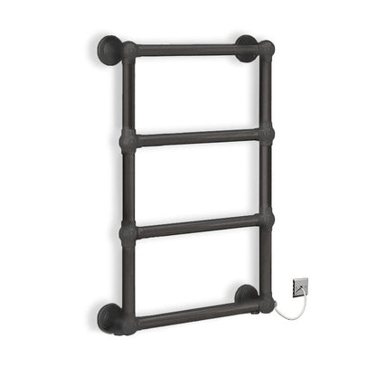 500 x 750mm Modern Anthracite Electric Towel Rail Radiator Charlotte Designer Bathroom