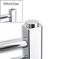 Chrome Cover Cap for Towel Rail Radiator and blanking plug + air vent valve