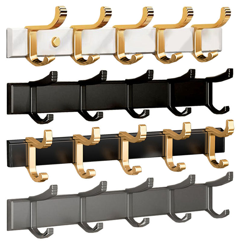 Adjustable Coat/Bathrobe Hooks Wall Mounted Hangers For Bathroom