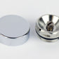 Chrome Cover Cap With Bleeding Air Vent For Heated Towel Rails Radiator