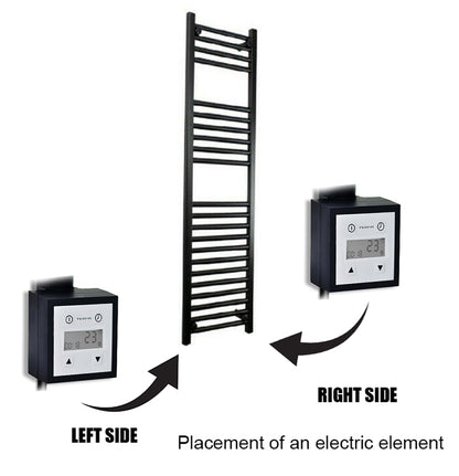 KTX3 Electric Heating Electric Element Programming the 24-hour Timer Black