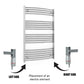 Chrome GT Thermostatic Heating Element - For Electric Heated Towel Rail Radiator