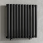 Designer 660mm x 600mm Black Horizontal Single Column Radiator, 1535 BTU