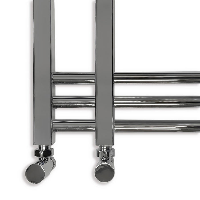 Chrome Heated Towel Rail Radiator 500mm x 1200mm Straight Sydney Designer